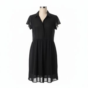 Abercrombie & Fitch Black Midi Dress